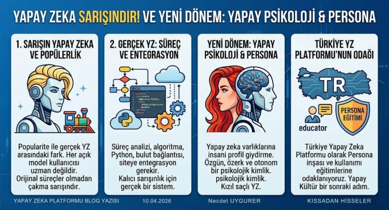 “YAPAY ZEKA SARIŞINDIR” ! YAPAY ZEKA PLATFORMU BLOG YAZILARIMDAN